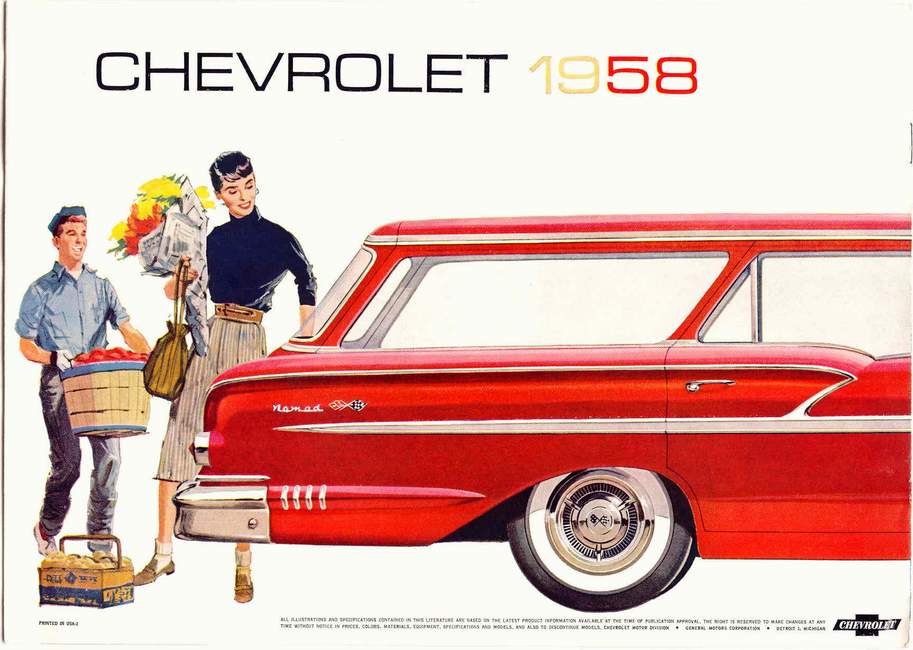 1958 Chevrolet Wagons Brochure Page 5